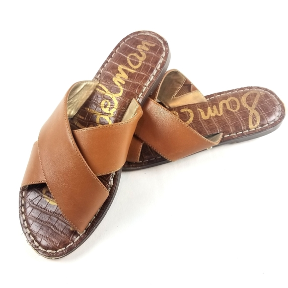 sam edelman cross strap sandals